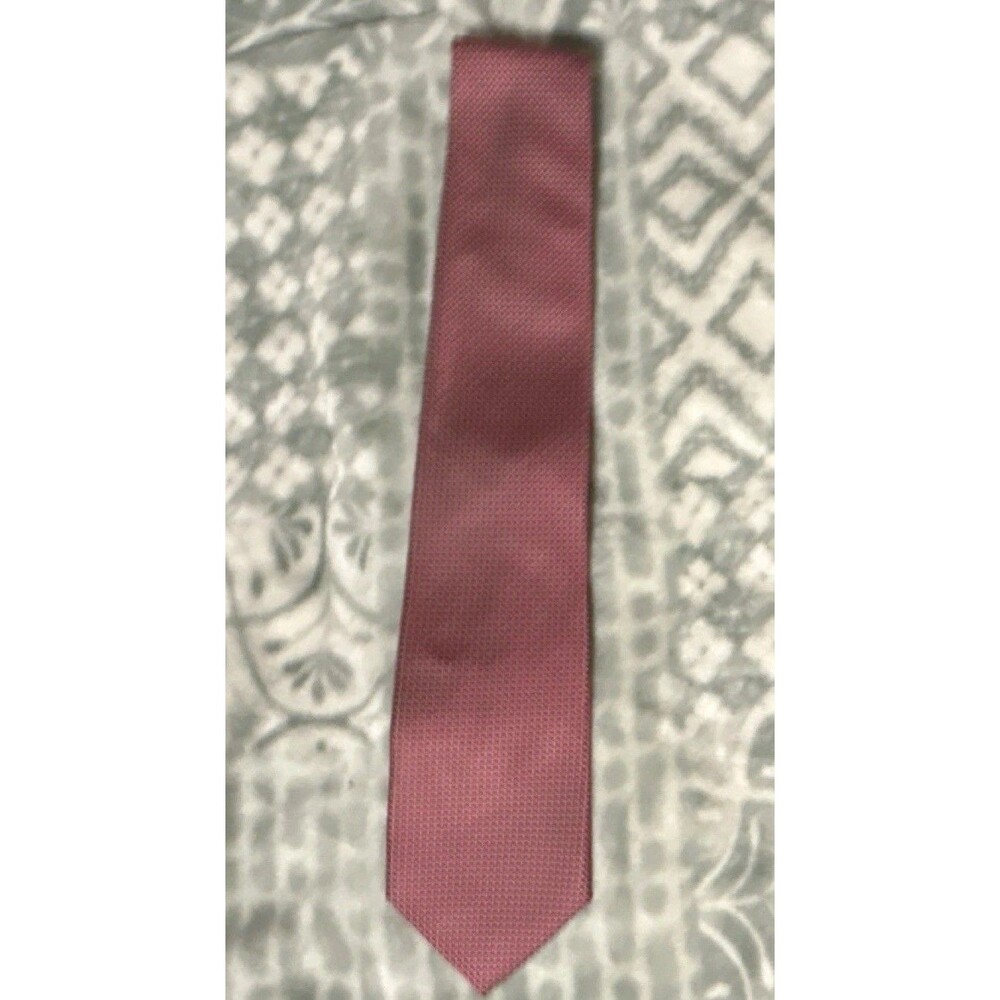 Jos. A. Bank Signature Collection Men’s Long Woven Silk Tie Red Blue Geometric
